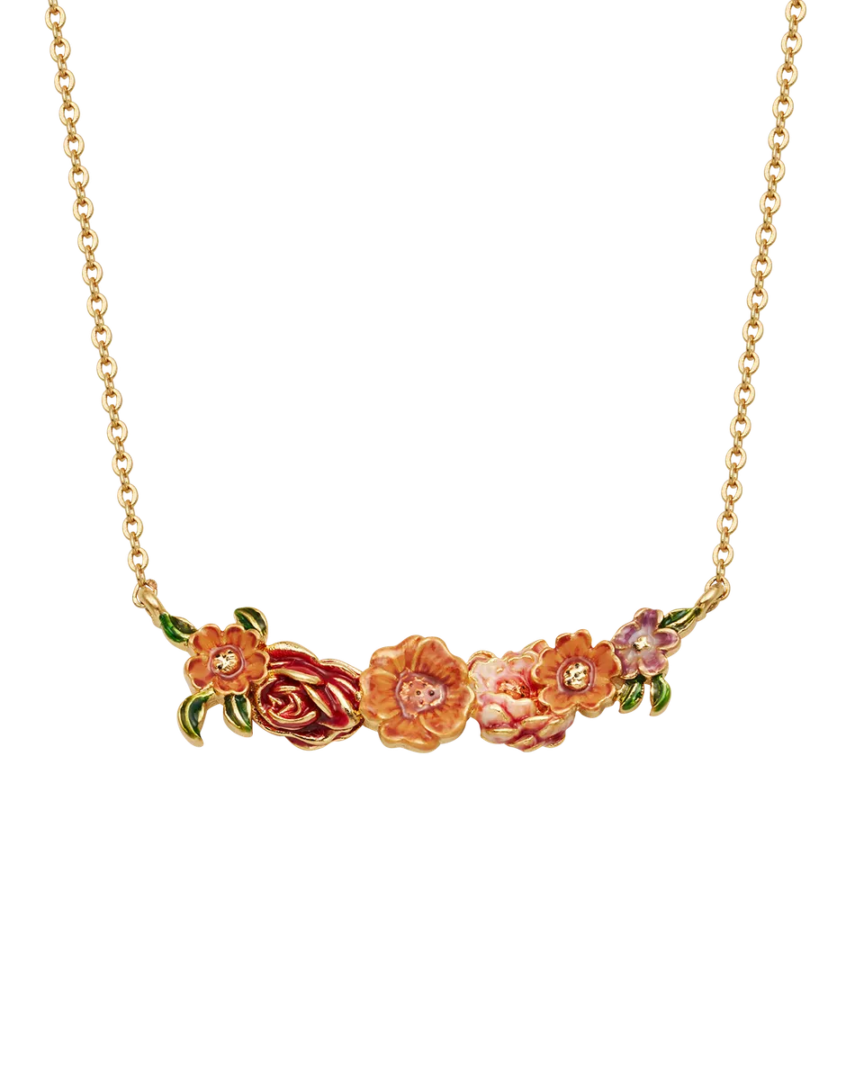 fable-england-eve-floral-choker-kette-gold image 1