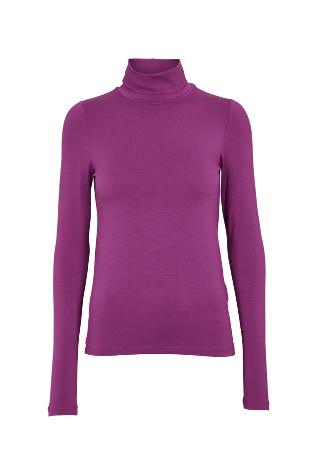 basic-apparel-joline-t-neck-shirt-grape-juice-tencel image 1