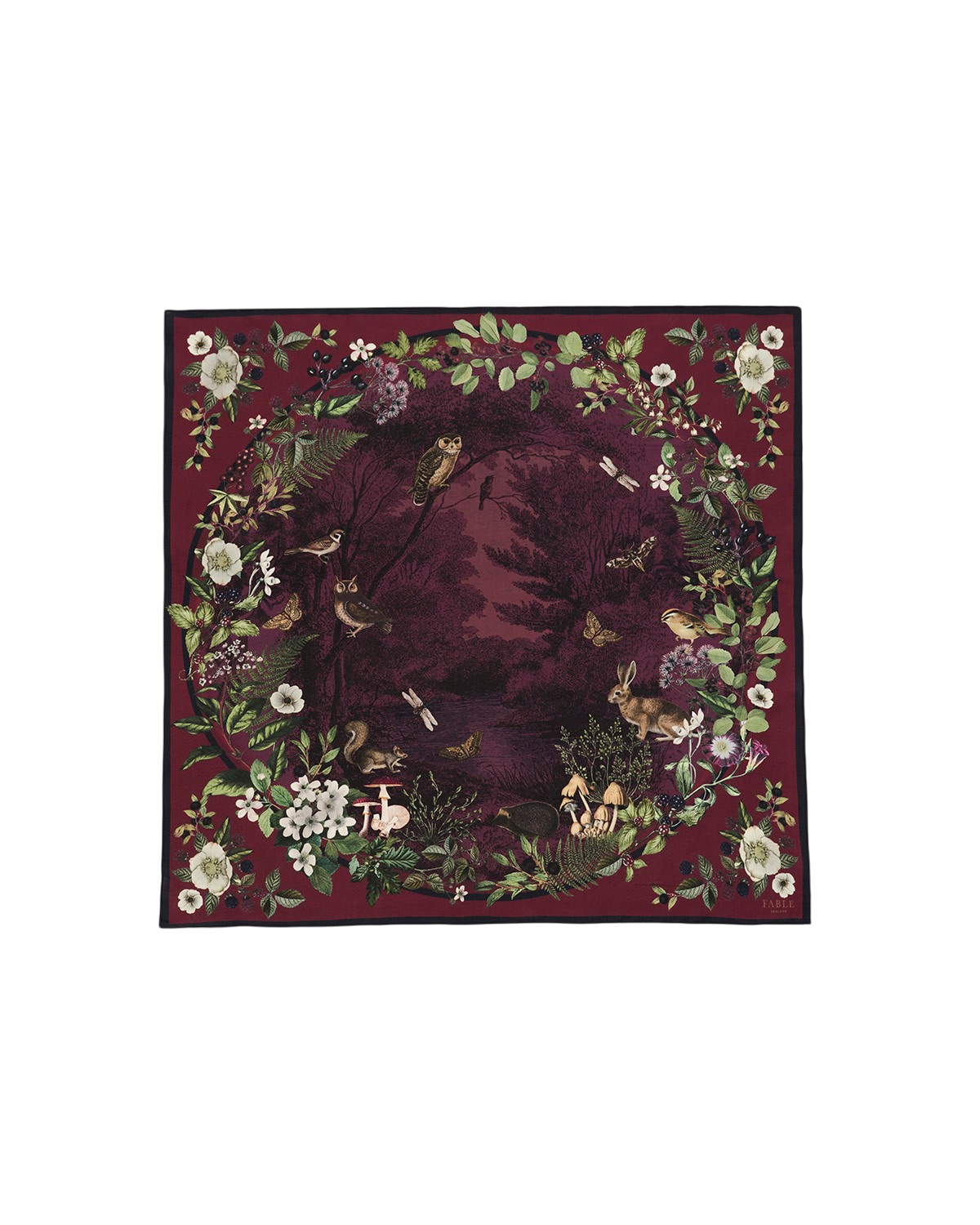 fable-england-orla-narrative-medium-square-tuch-burgundy image 1