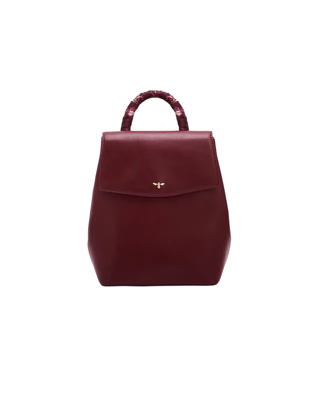 fable-england-laura-small-rucksack-burgundy-kunstleder image 1