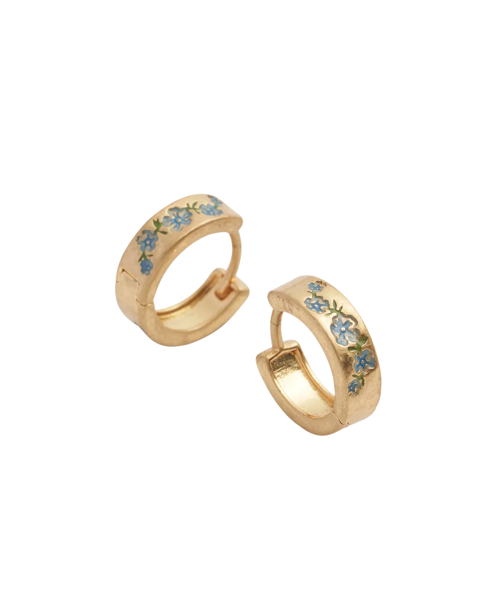 fable-england-forget-me-not-mini-creolen-gold image 1