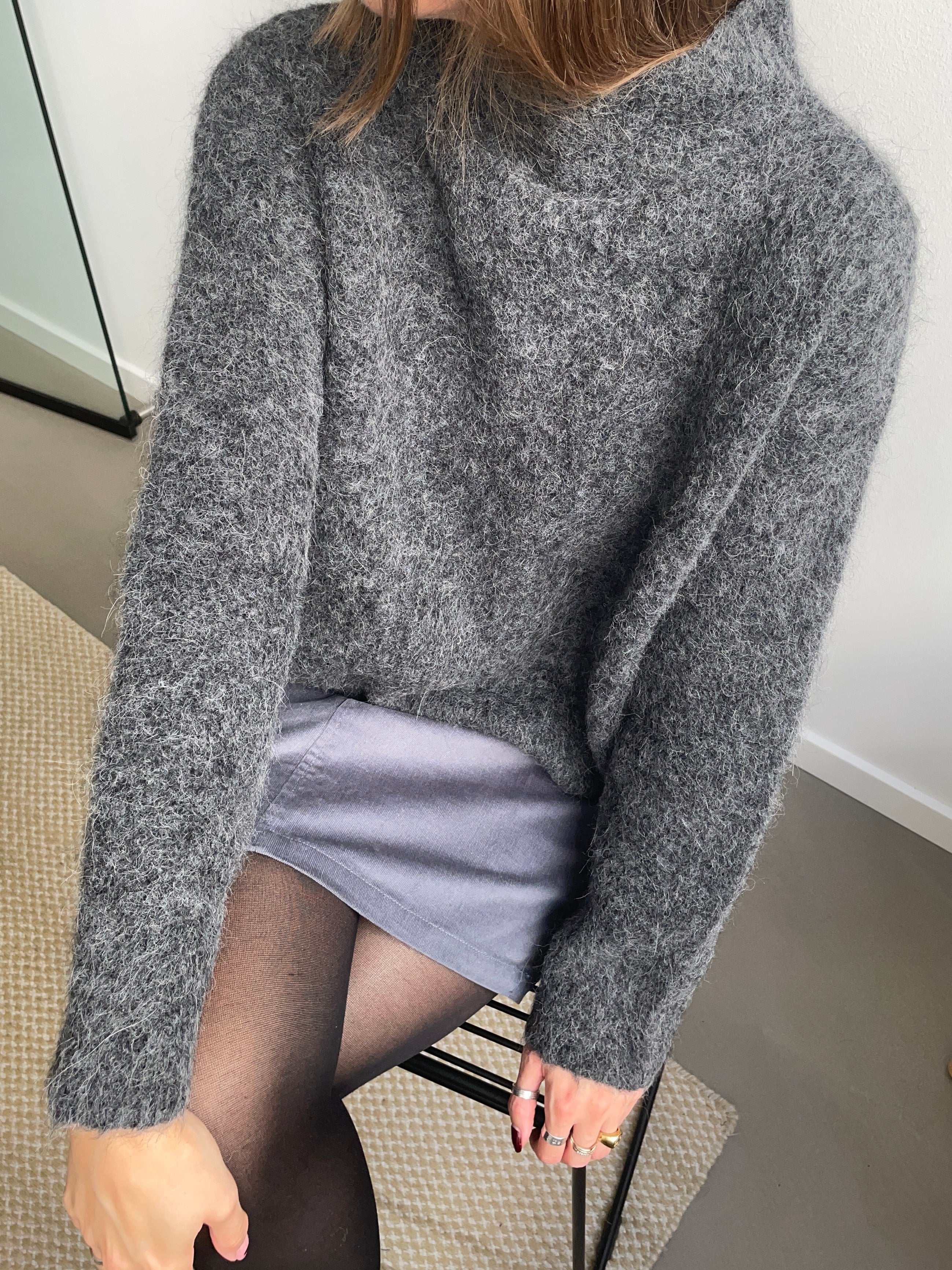 basic-apparel-magna-h-neck-pullover-dunkelgrau-wolle image 2