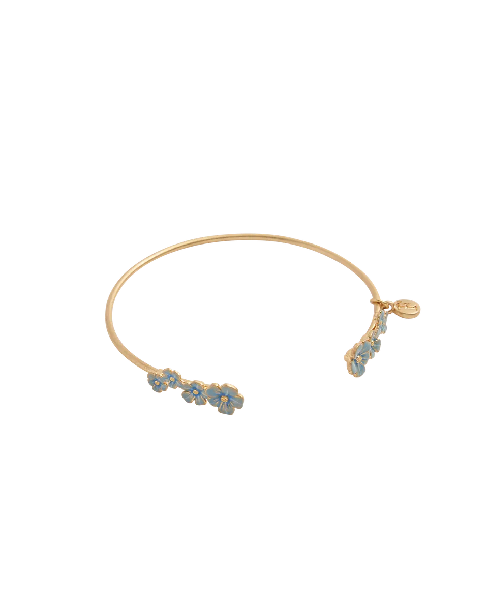 fable-england-jewellery-forget-me-not-armreif-gold-blumen image 1