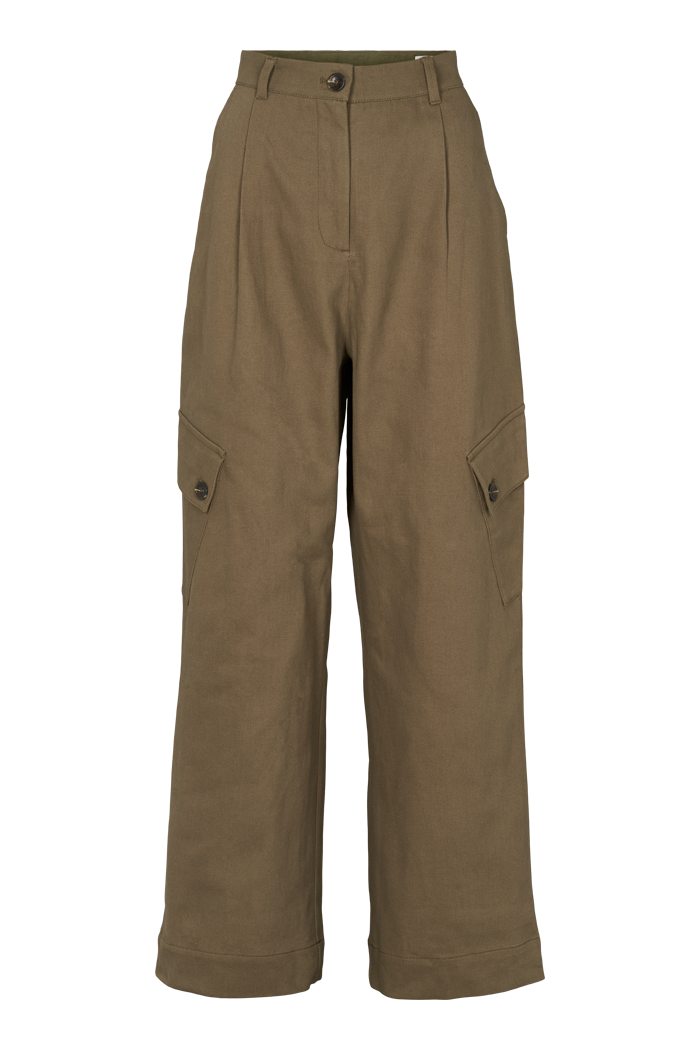 basic-apparel-creol-cargo-pants-hose-capers-green-bio-baumwolle image 3