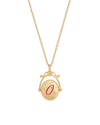 fable-england-jewellery-o-initial-orchid-spinner-kette-gold image 4