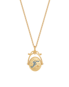 fable-england-jewellery-f-initial-halskette-gold-vergissmeinnicht image 4