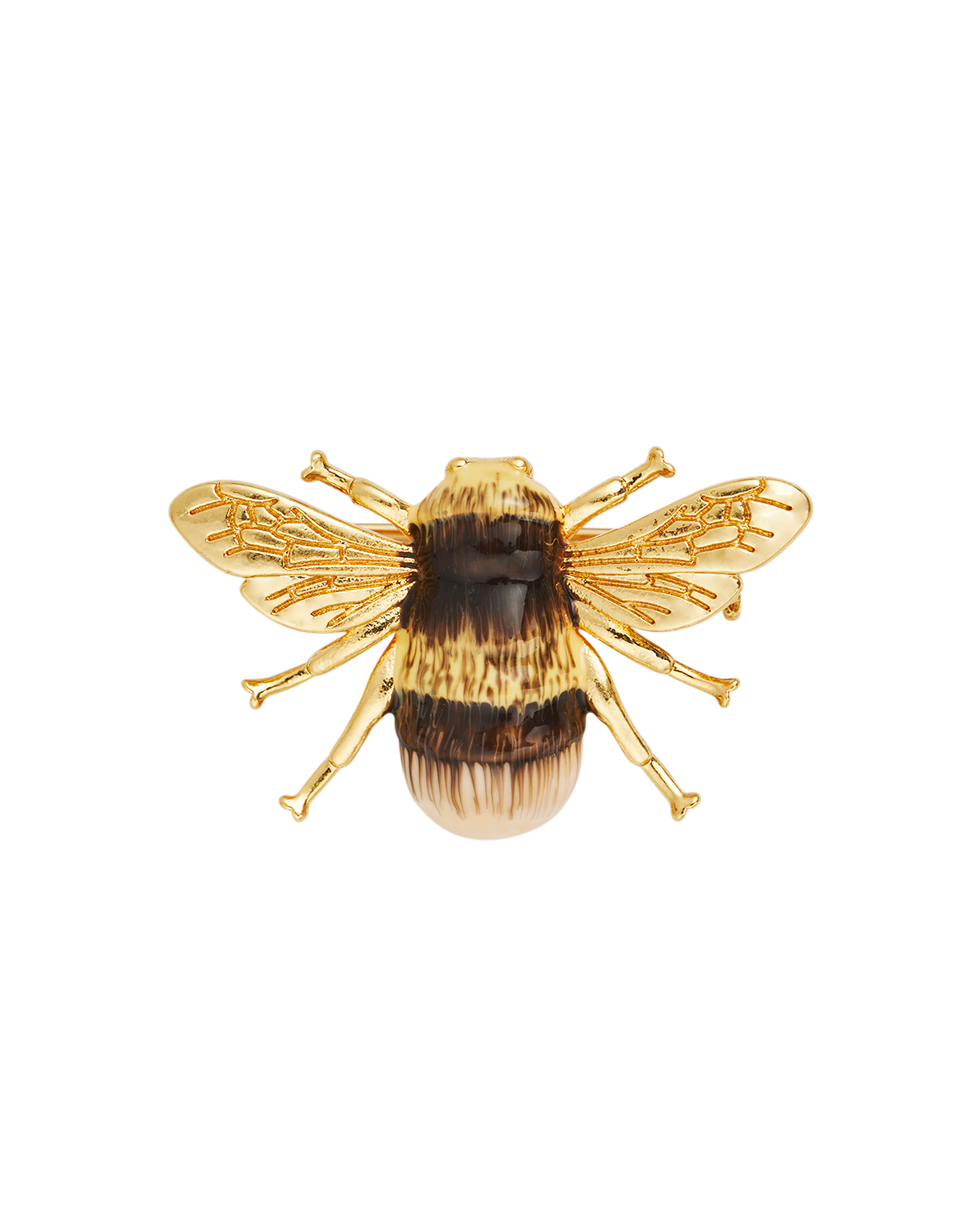 fable-england-honey-bee-brooch-brosche-gold-biene-22ct image 1
