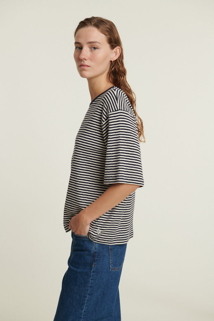 basic-apparel-silma-ss-tee-t-shirt-sky-captain-bio-baumwolle image 2