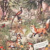 fable-england-woodland-tales-long-scarf-schal-taupe-waldmuster image 5