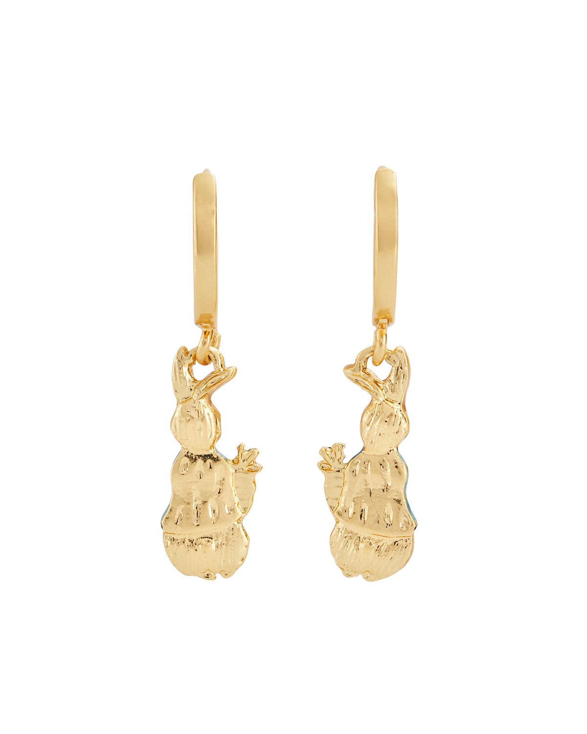 fable-england-peter-rabbit-karotte-huggie-ohrringe-gold image 6