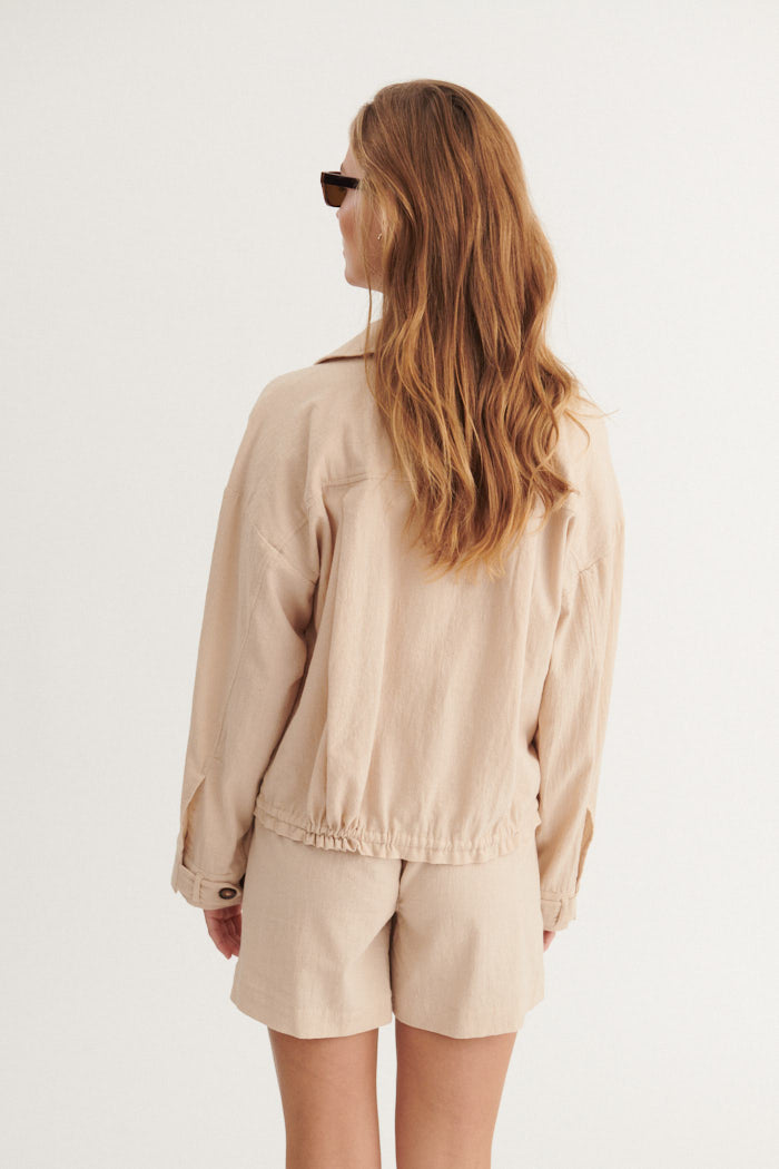 basic-apparel-beate-jacket-jacke-smokey-grey-bio-baumwolle image 3