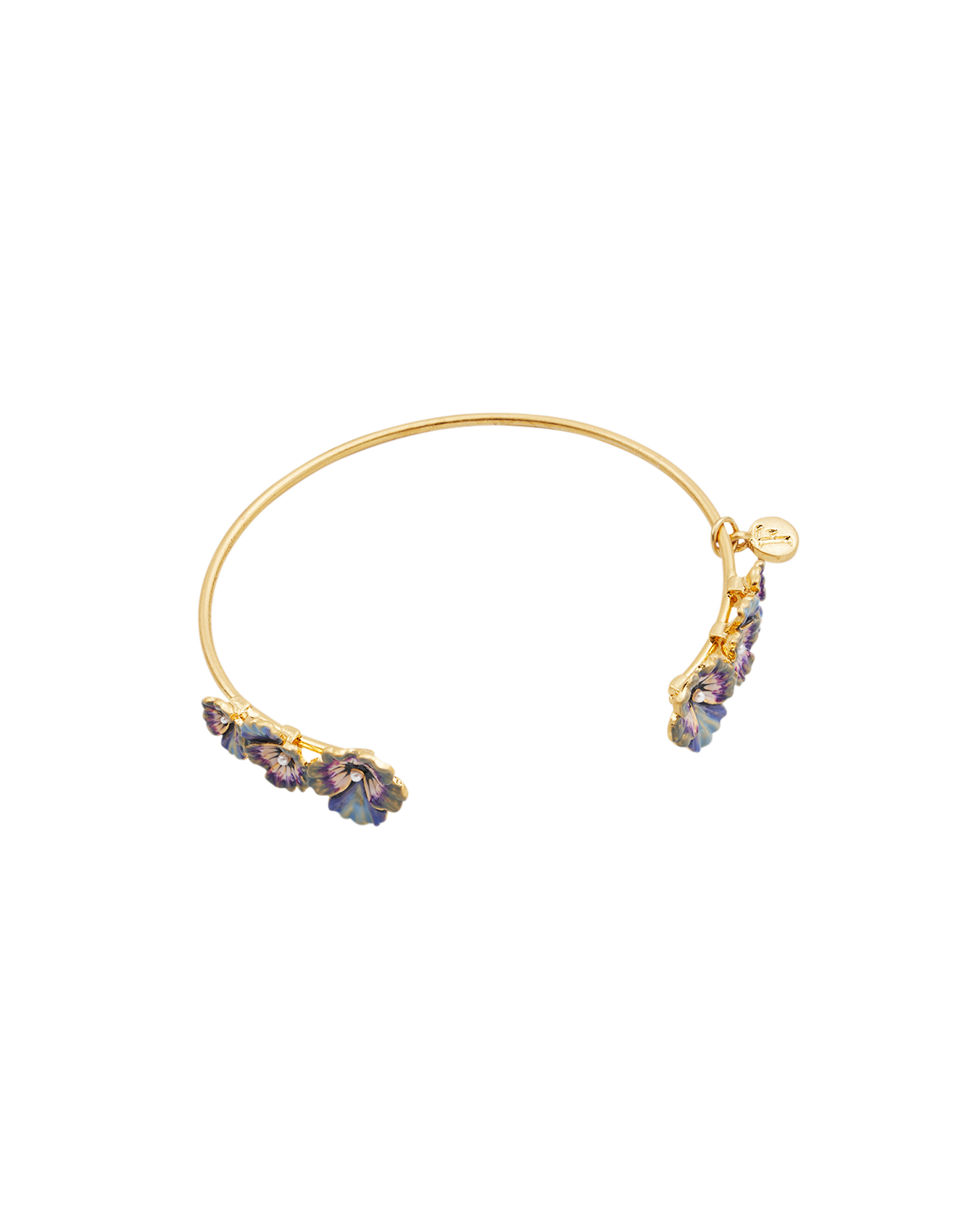 fable-england-gold-pansy-pearl-armreif-perle image 1
