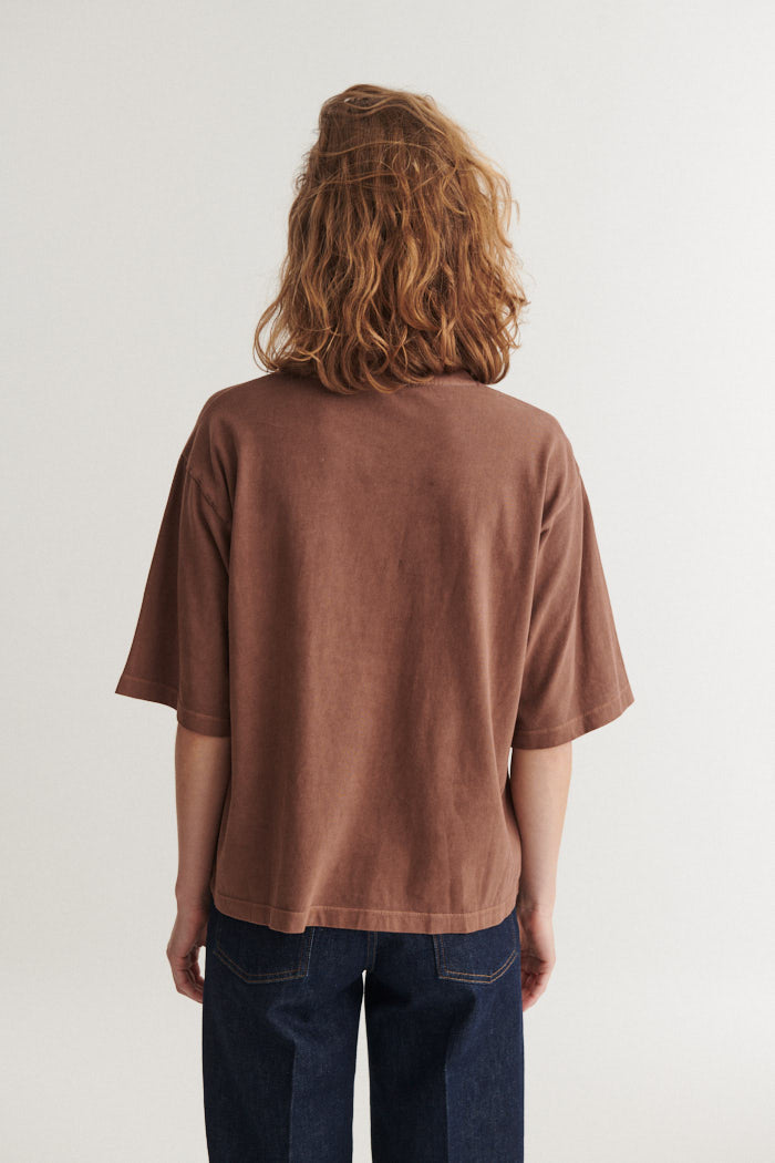 basic-apparel-boni-ss-t-shirt-t-shirt-fondue-fudge-bio image 3