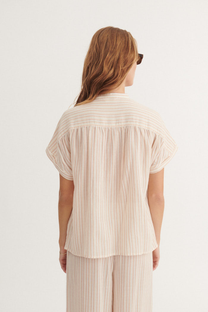 basic-apparel-calli-ss-shirt-streifen-bio-baumwolle-oversize image 3