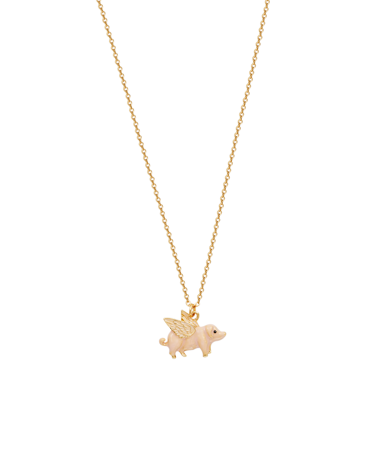 fable-england-flying-pig-gold-schmuckset-kette-ohrstecker image 5