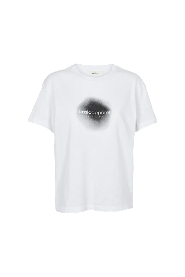 basic-apparel-jody-logo-t-shirt-damen-wei-bio-baumwolle image 1