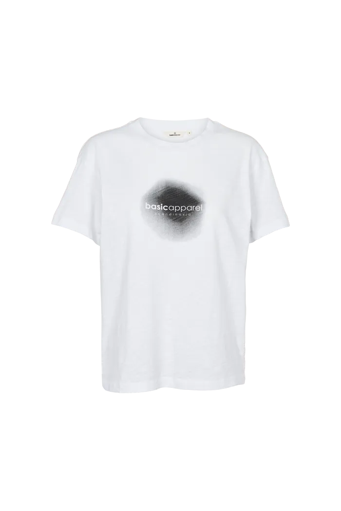 basic-apparel-jody-logo-t-shirt-damen-wei-bio-baumwolle image 1