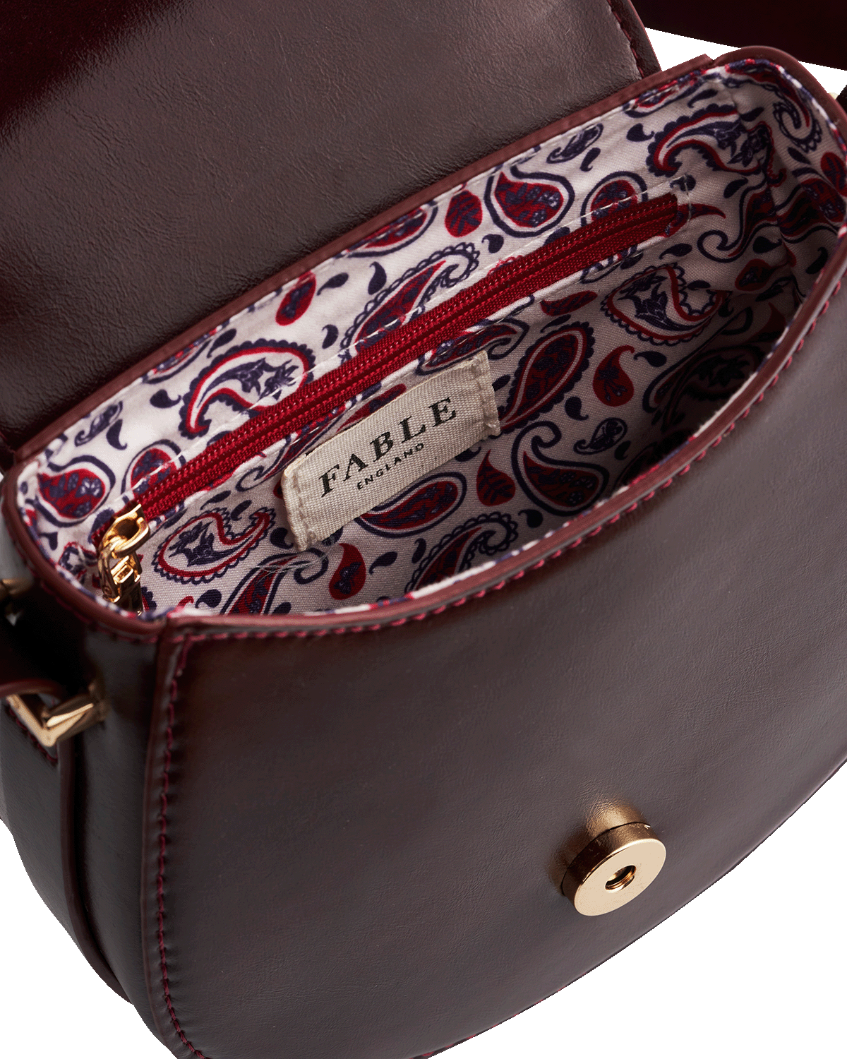 fable-england-cherry-red-saddle-bag-satteltasche-lack-kirschrot image 7