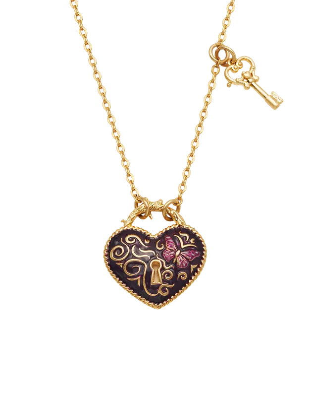 fable-england-eve-heart-lock-halskette-gold-herz image 1