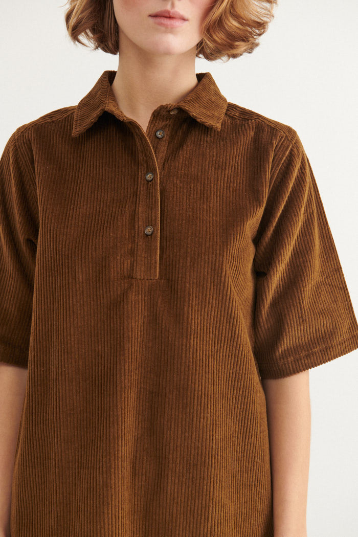 basic-apparel-isa-polo-dress-kleid-desert-palm-bio-baumwolle image 4
