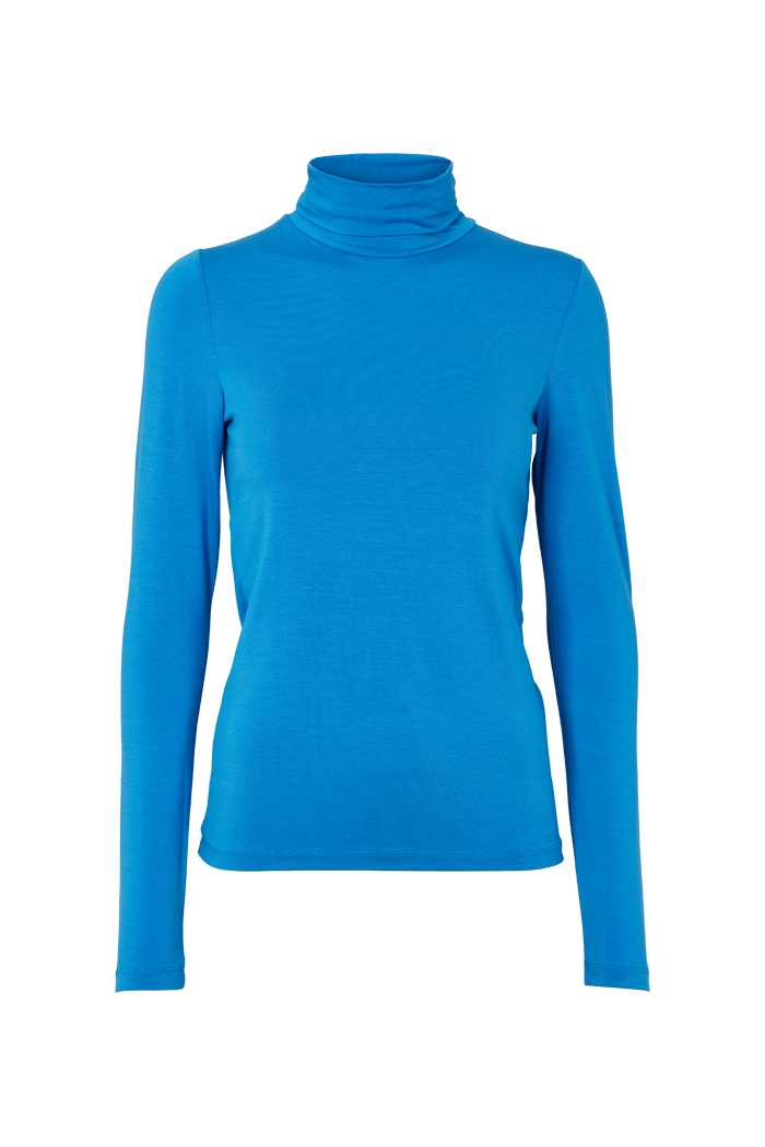 basic-apparel-joline-t-neck-princess-blue-tencel-rolli image 1