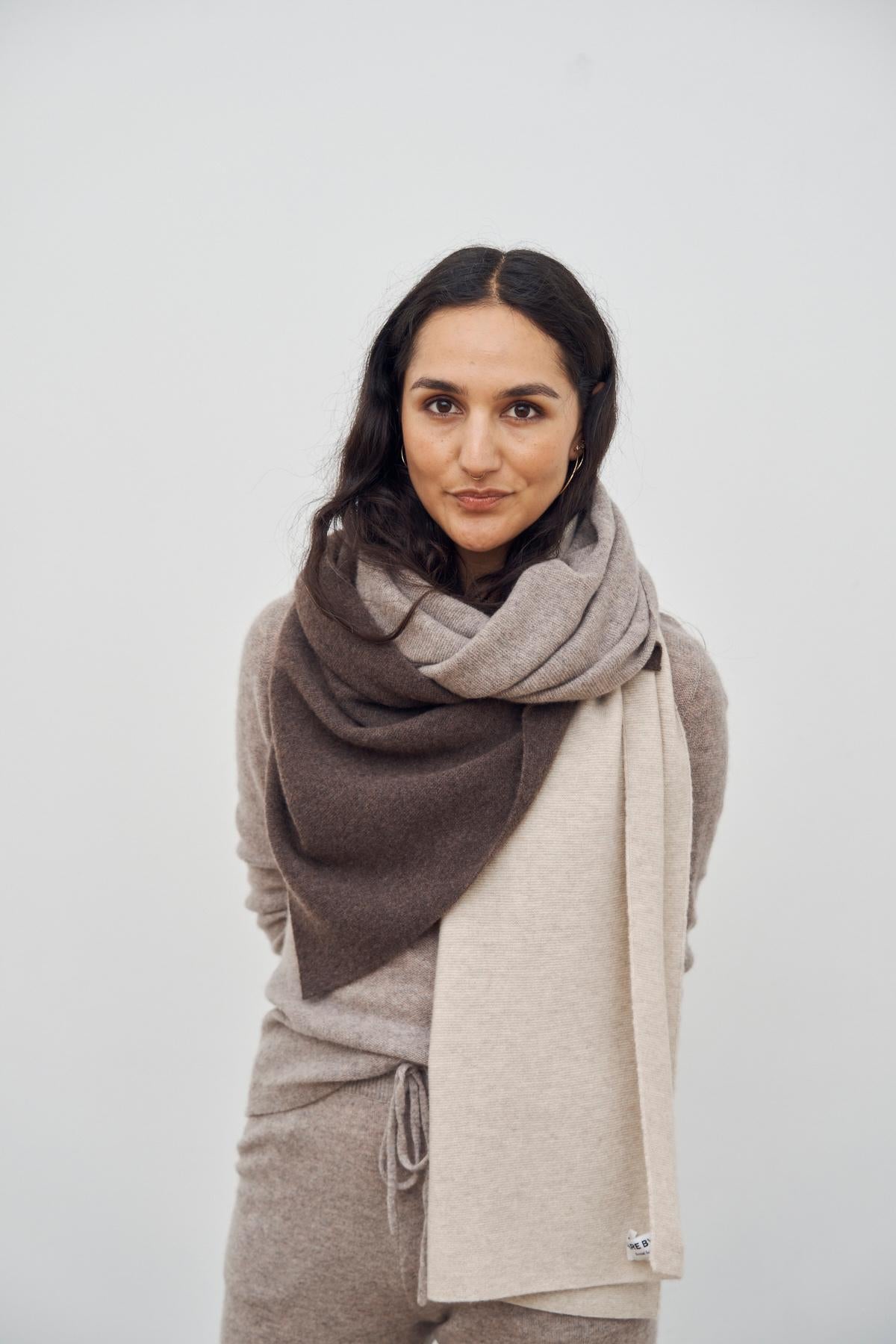 care-by-me-annabella-scarf-schal-kaschmir-braun-50x190 image 4