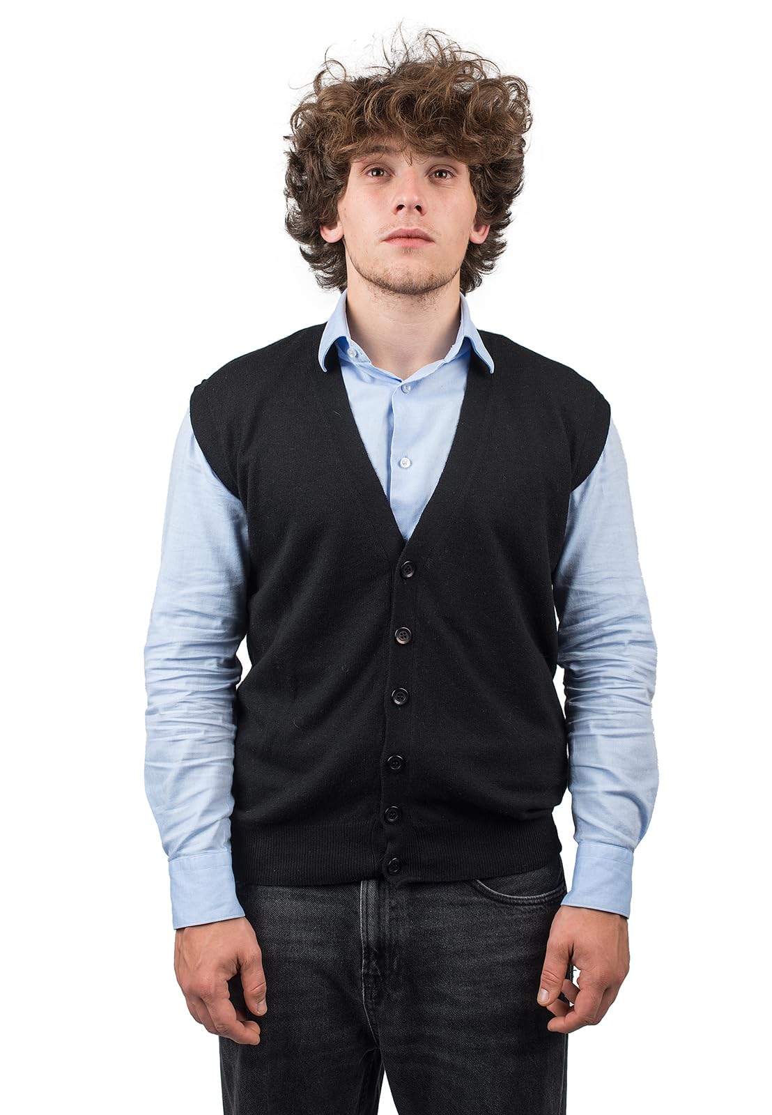 dalle-piane-cashmere-herren-weste-kn-pfe-kaschmir-mix-blau image 8
