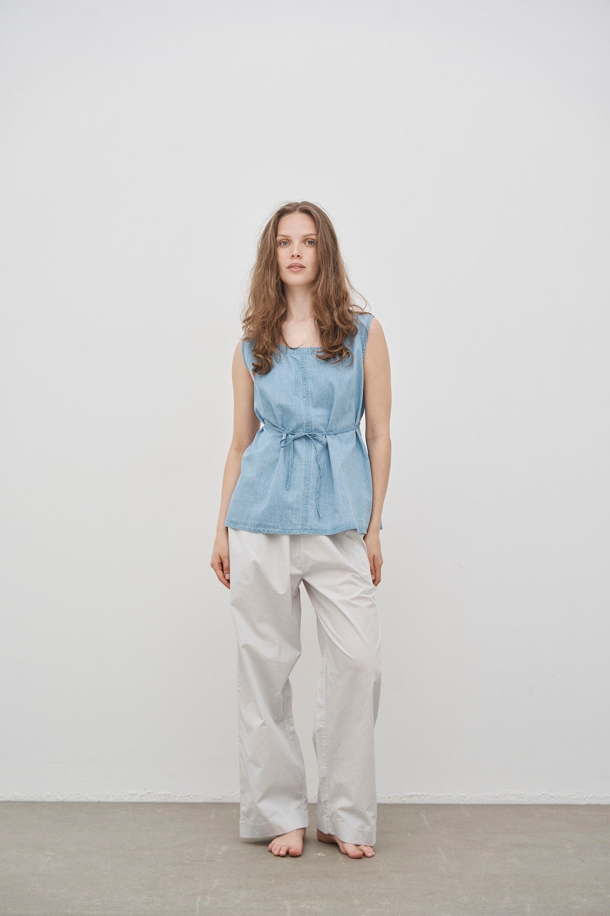 care-by-me-joy-top-basic-denim-top-dunkelblau-bio-baumwolle image 6