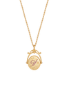 fable-england-v-initial-violet-spinner-halskette-gold image 3