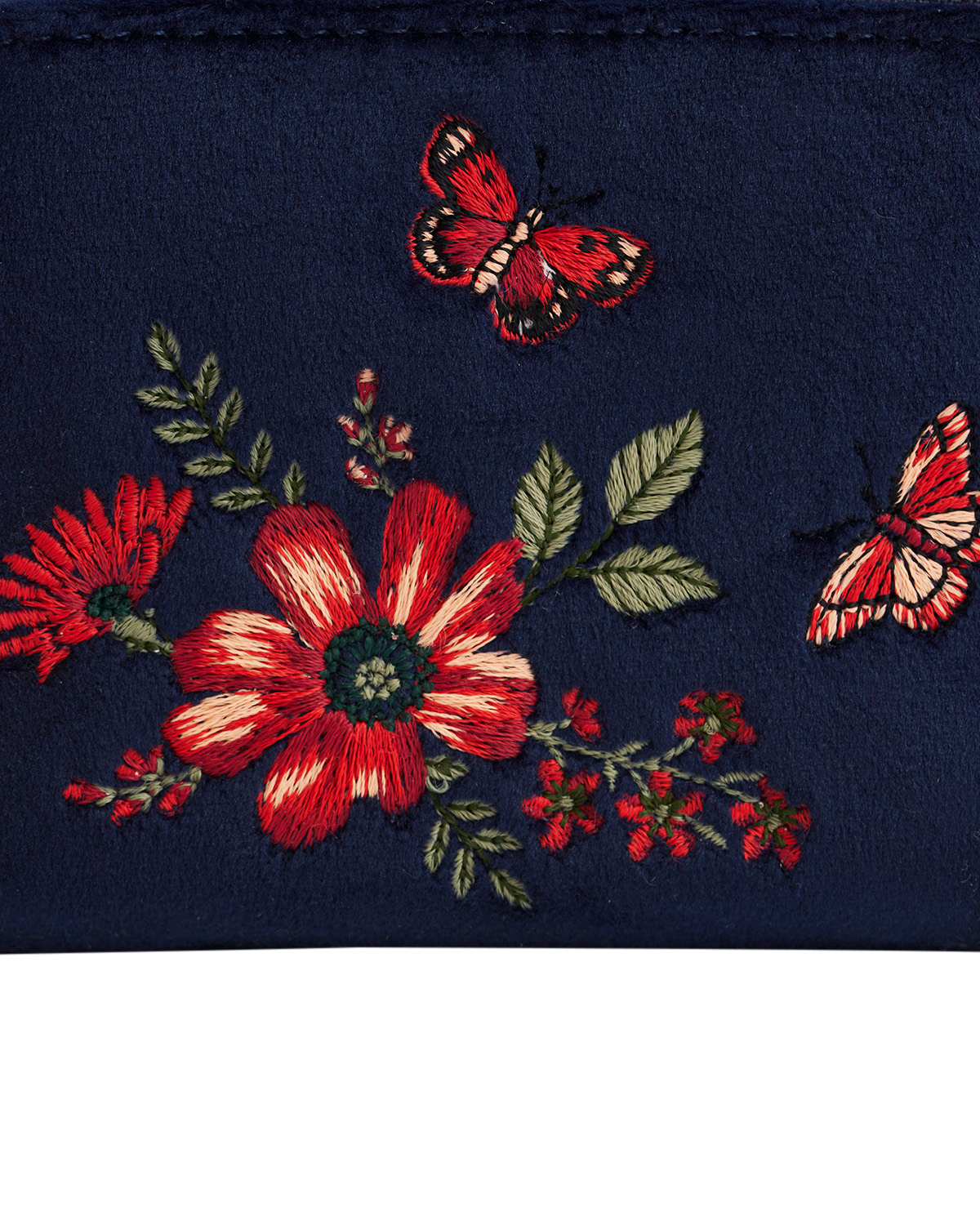fable-england-accessories-navy-floral-samt-portemonnaie-klein image 3