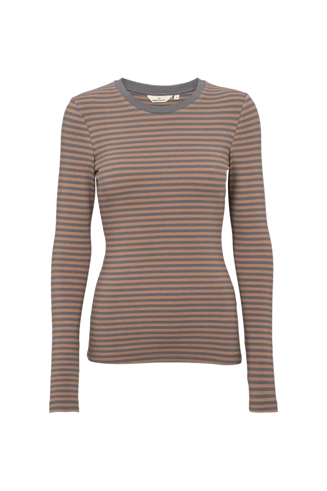 basic-apparel-ludmilla-ls-tee-langarmshirt-portabella-bio-baumwolle image 1