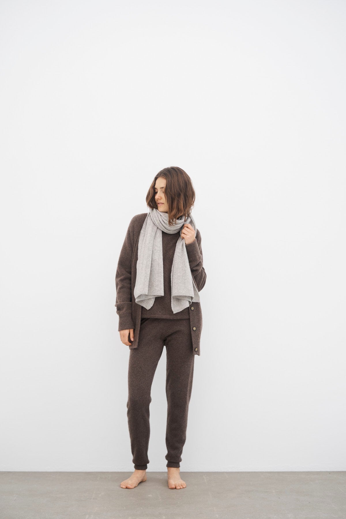 care-by-me-angelina-strickjacke-kaschmir-braun image 1