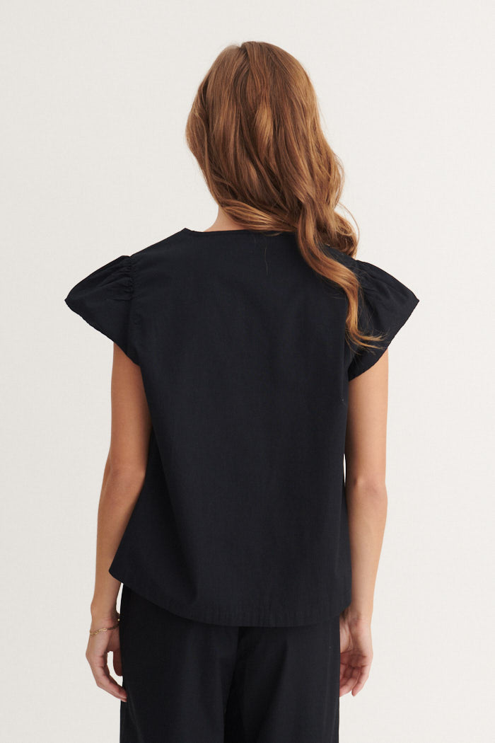 basic-apparel-silje-ss-top-damen-black-bio-baumwolle image 3