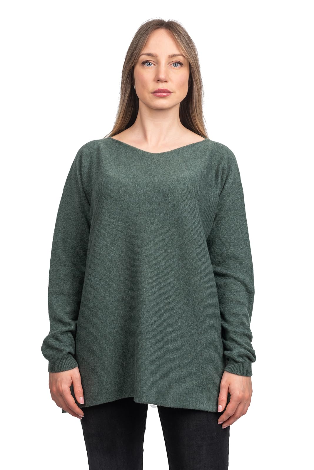 dalle-piane-cashmere-maxi-pullover-fuxia-100-kaschmir image 8