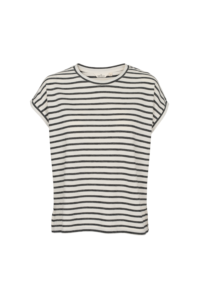 basic-apparel-mary-tee-t-shirt-birch-black-bio-oversize image 5