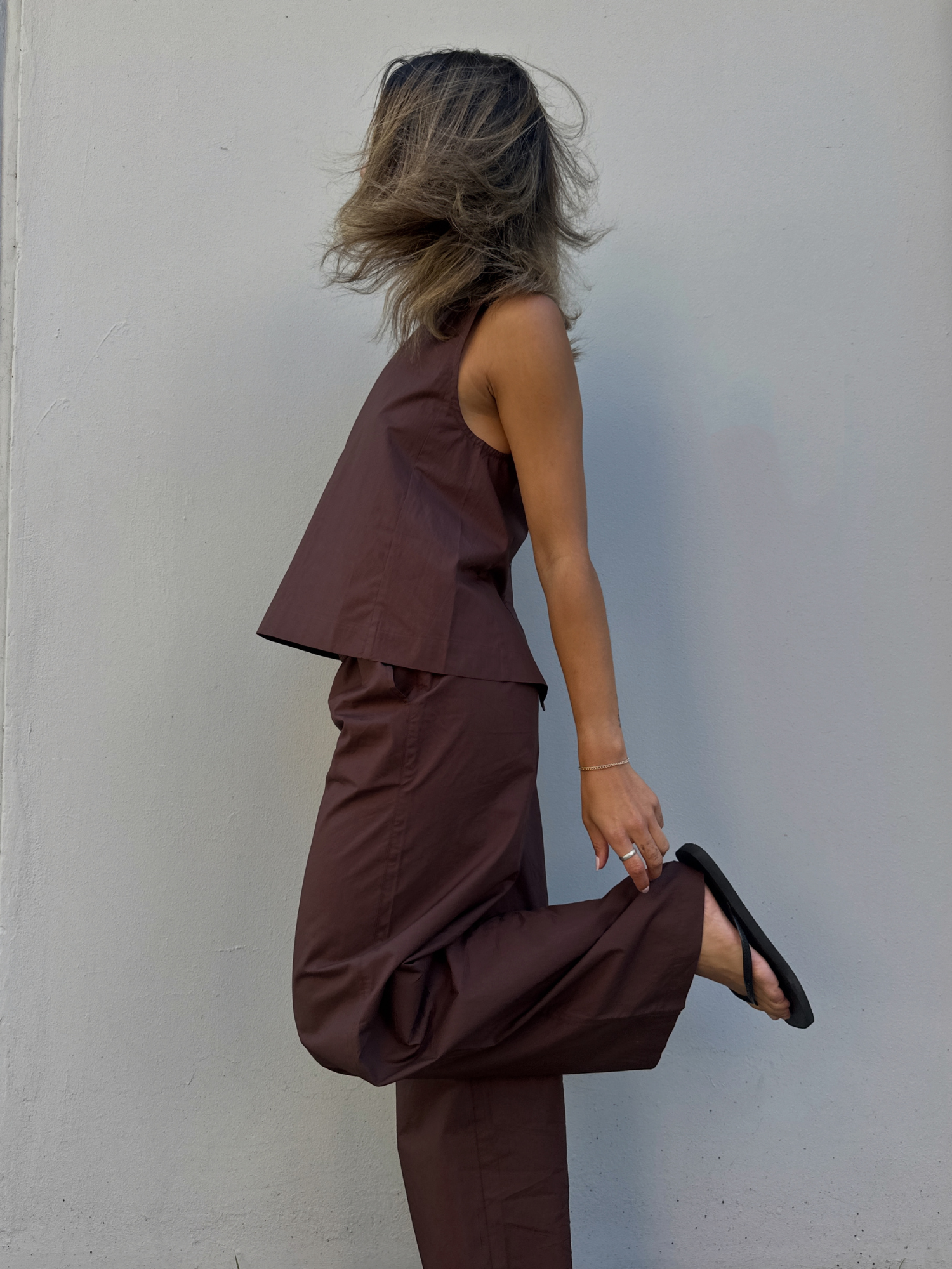basic-apparel-ida-pants-hose-chicory-coffee-bio-baumwolle image 2