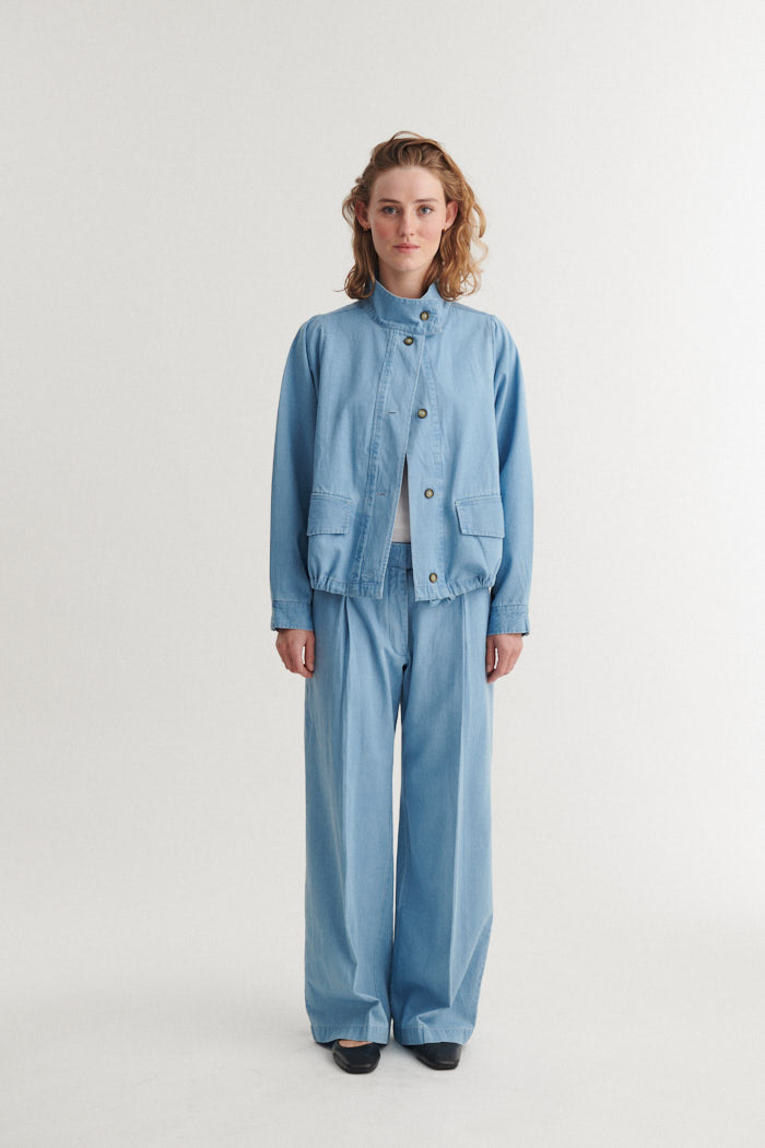 basic-apparel-cody-jacket-jeansjacke-light-wash-bio-baumwolle image 5