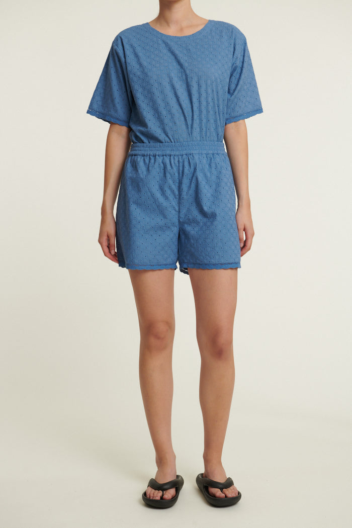 basic-apparel-adie-shorts-kurze-hose-quiet-harbor-bio image 1