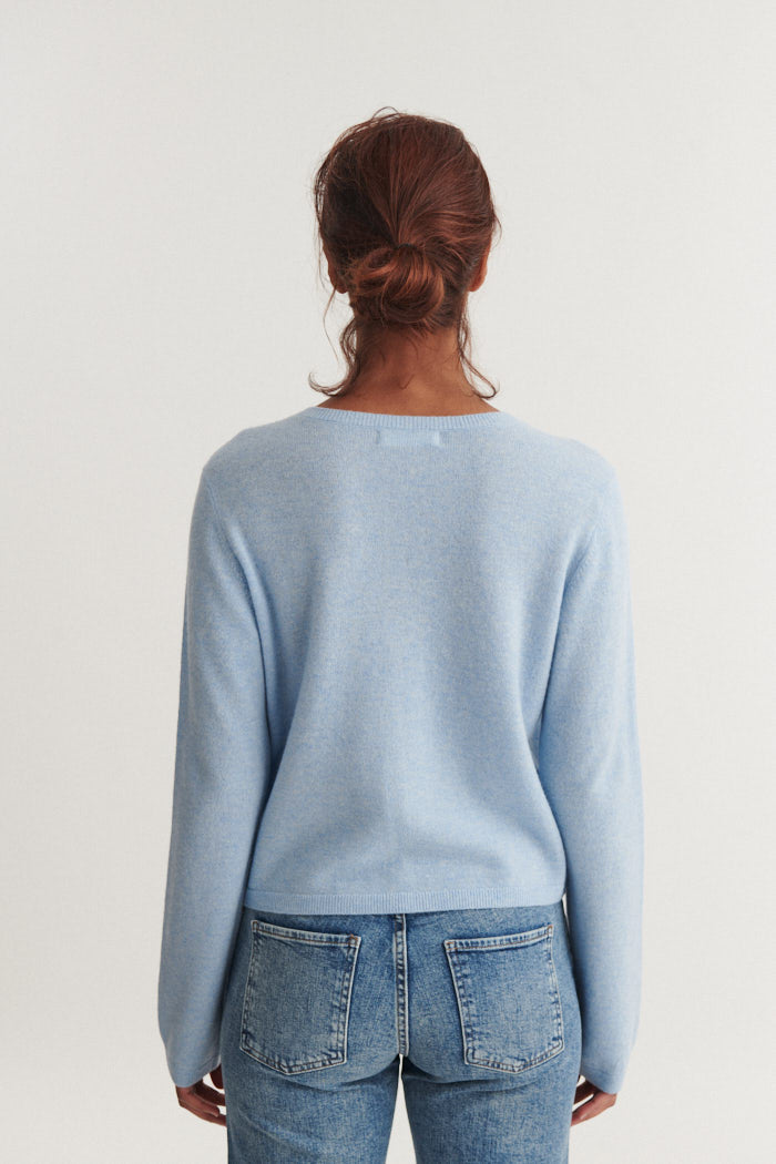 basic-apparel-selem-cardigan-light-blue-merinowolle image 3