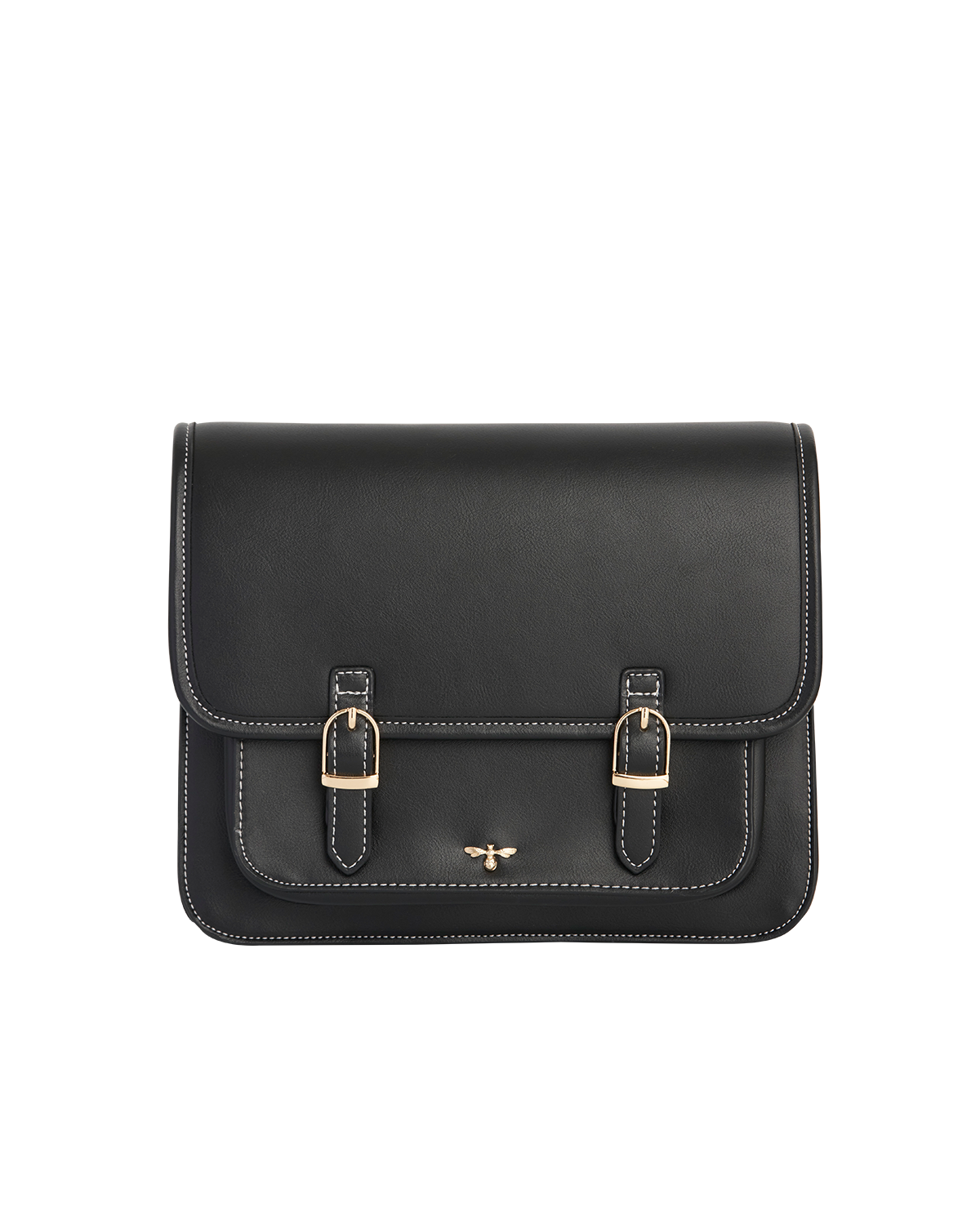 fable-england-black-classic-satchel-handtasche-schwarz-pilz-futter image 4