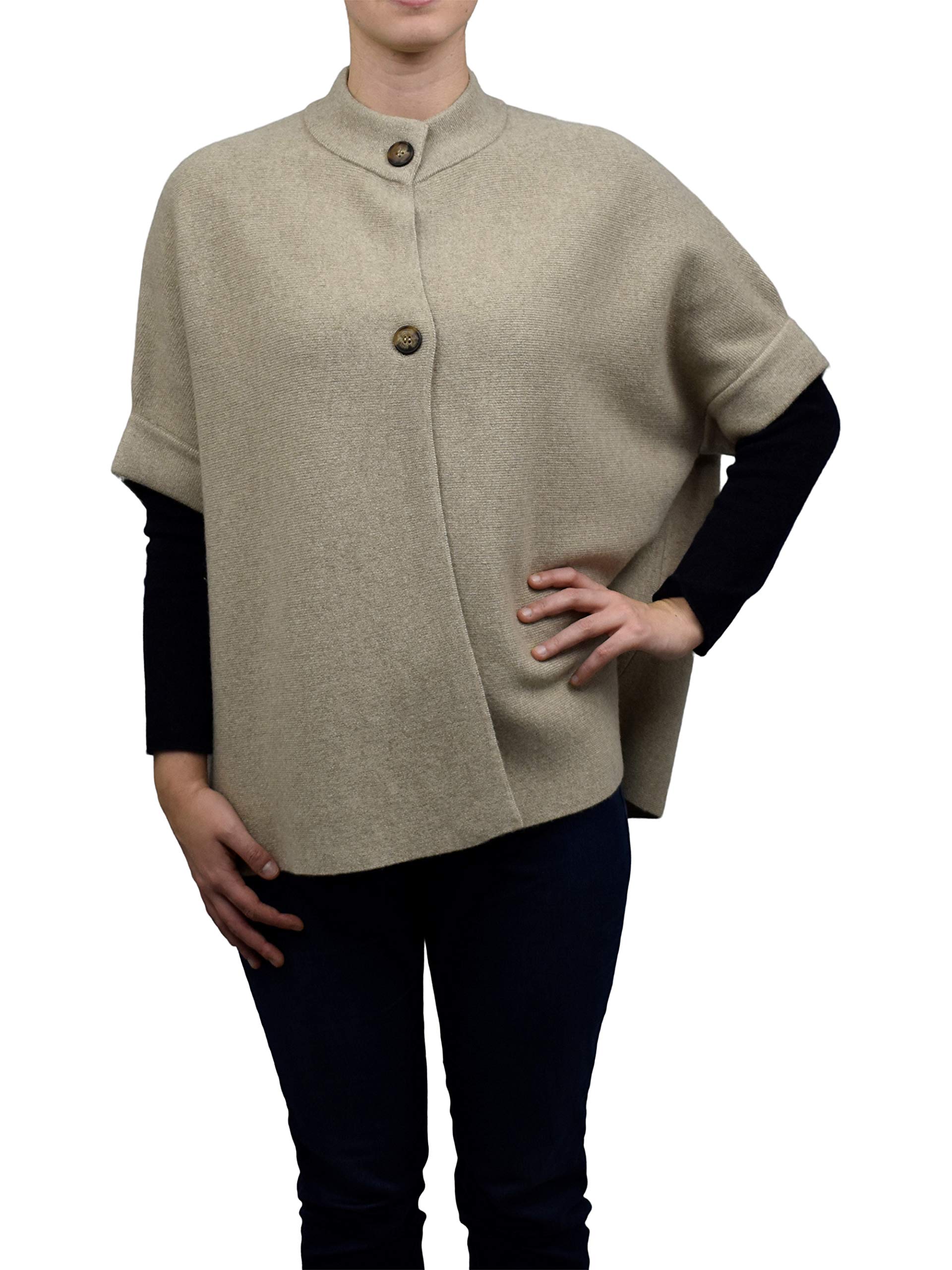 dalle-piane-cape-kaschmir-mischung-beige-damen image 1