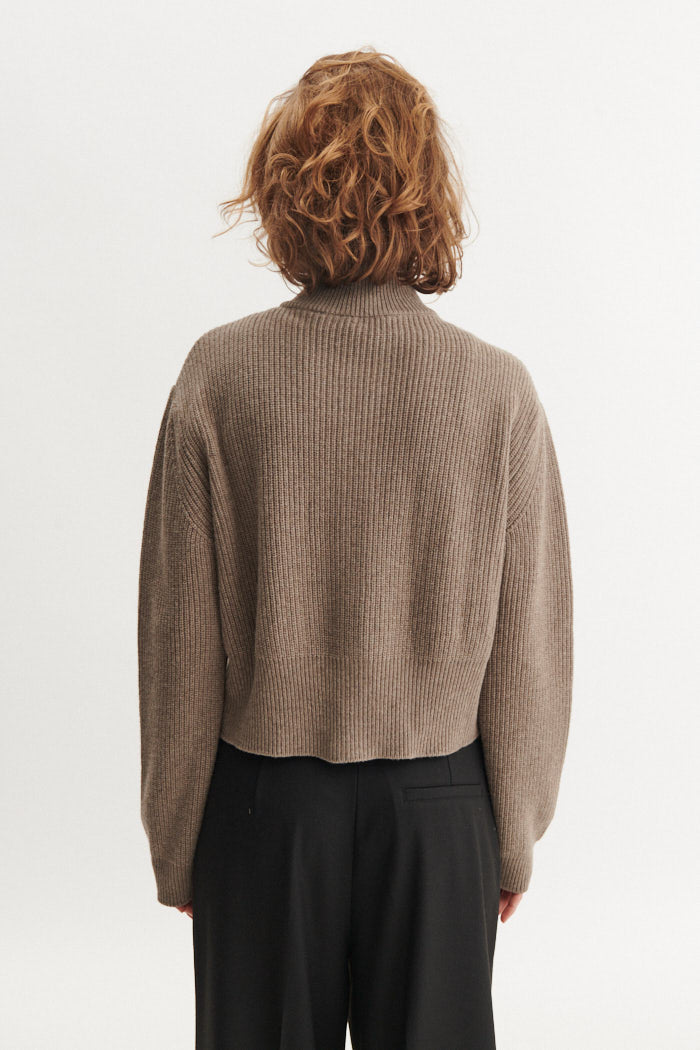 basic-apparel-cady-zip-cardigan-strickjacke-sky-captain-wolle image 4