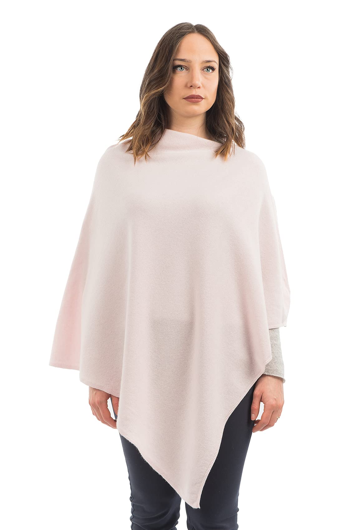 dalle-piane-poncho-kaschmir-mix-poncho-grau image 7