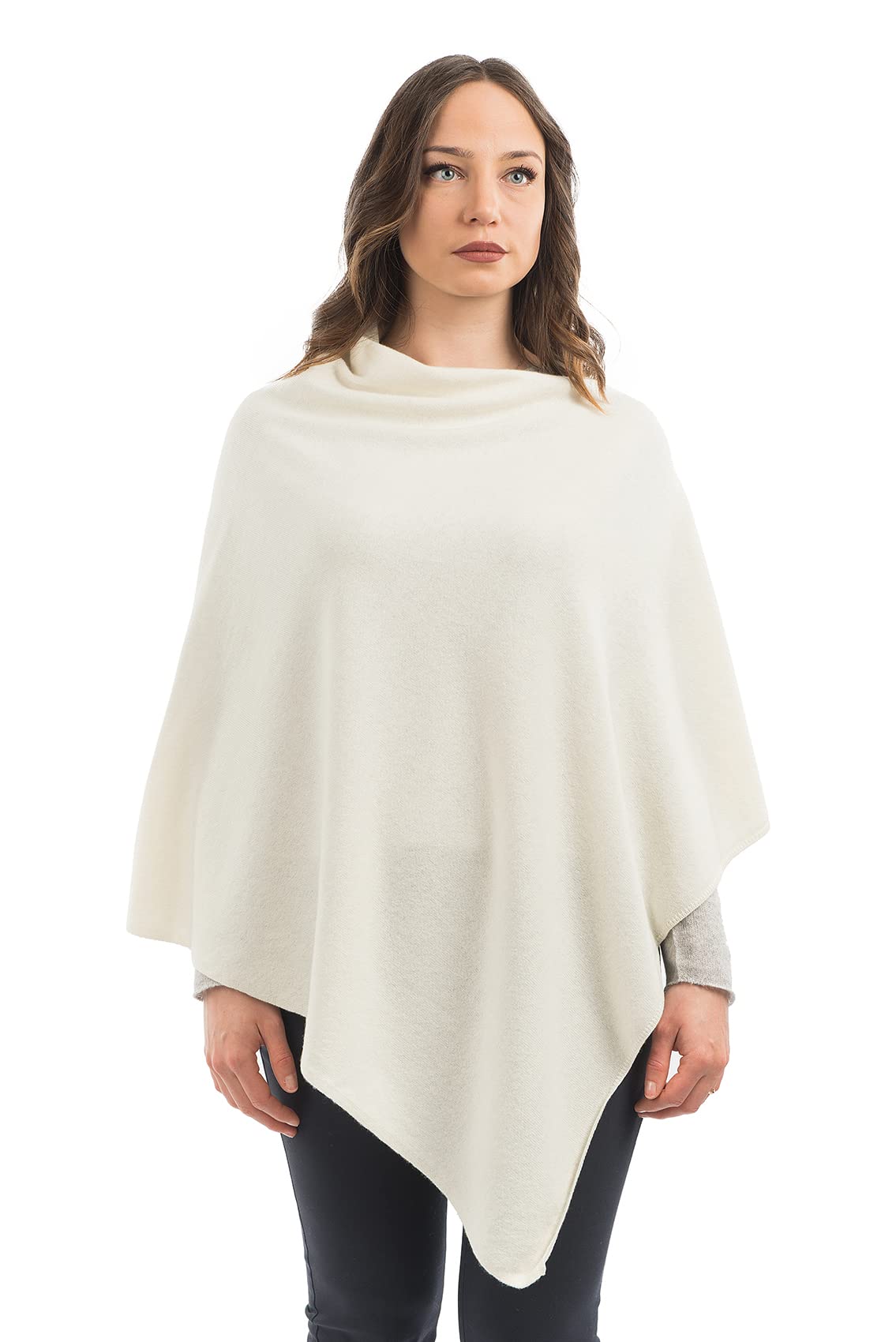 dalle-piane-poncho-kaschmir-mix-poncho-grau image 8