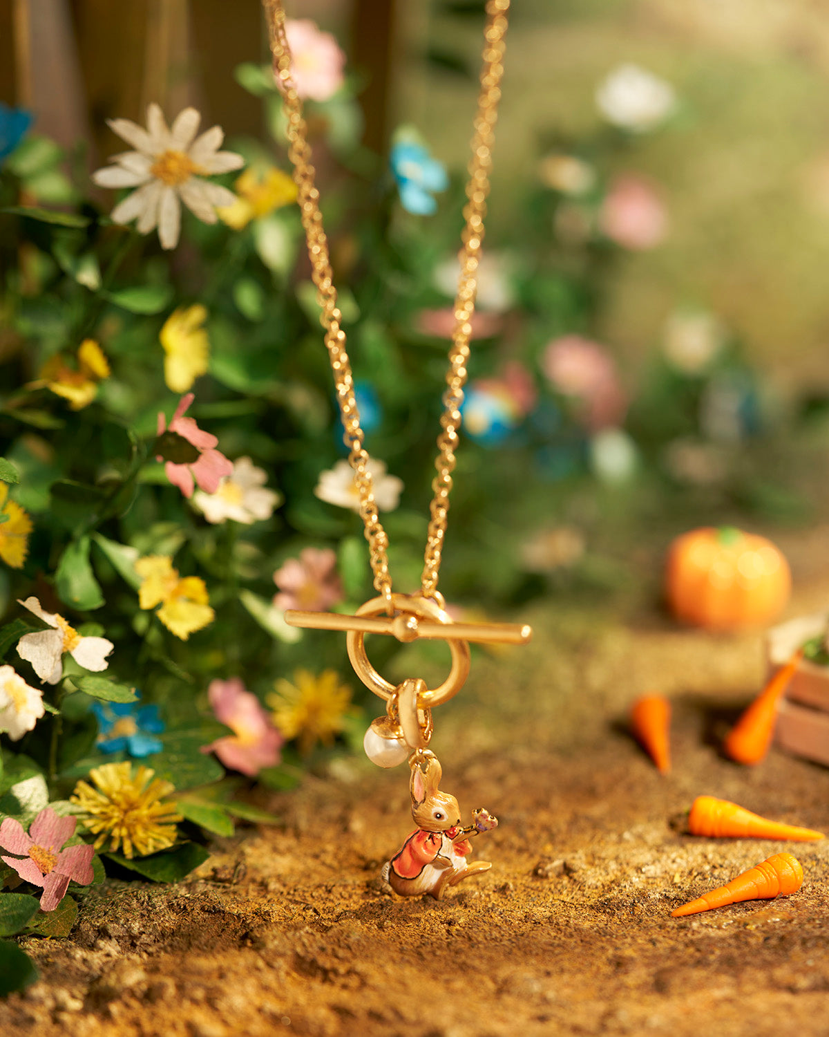 fable-england-peter-rabbit-flopsy-charm-anh-nger-gold-schmetterling image 2