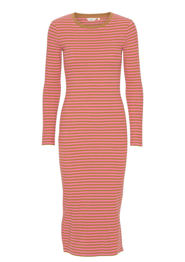 basic-apparel-ludmilla-long-dress-kleid-streifen-bio-baumwolle image 1