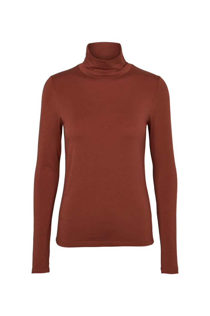 basic-apparel-joline-t-neck-rollkragenshirt-mink-tencel-slim-fit image 1