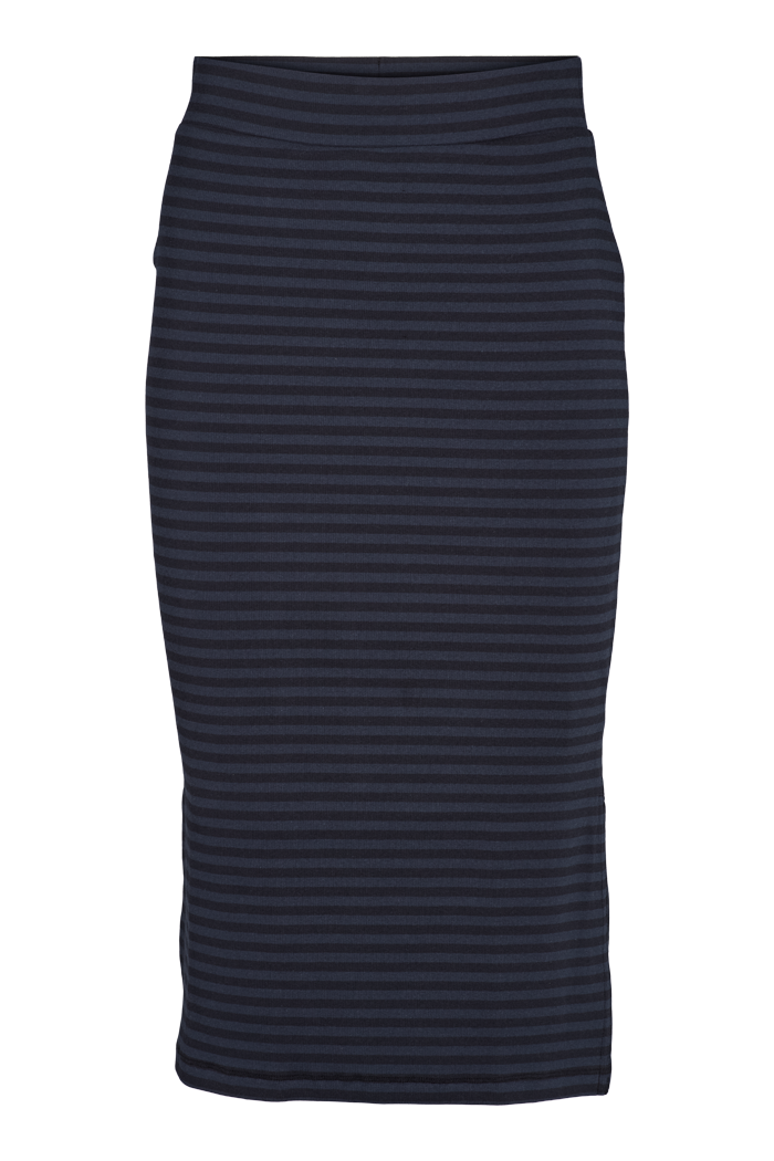basic-apparel-ludmilla-long-skirt-black-damen-rock-stretch image 1