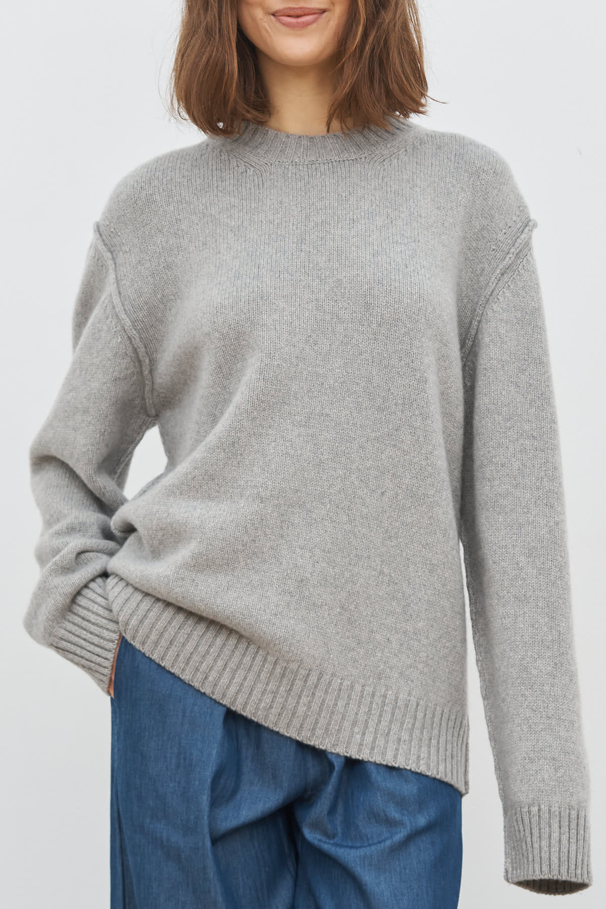 care-by-me-duo-sweater-strickpullover-blue-kaschmir image 8