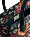 fable-england-teal-roses-structured-tote-tasche-petrol-m image 7